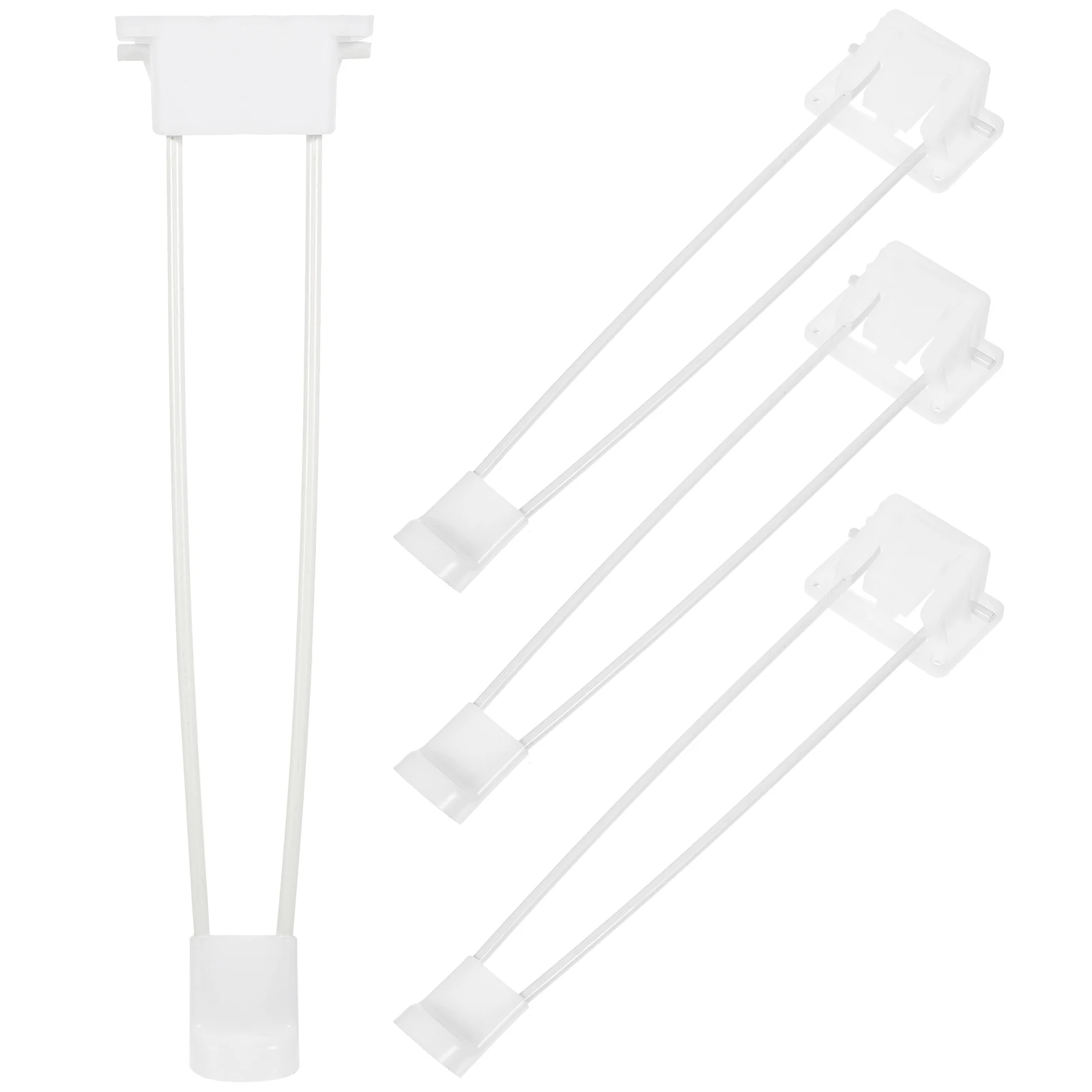 

4pcs Folding Sturdy Iron Heavy Duty Foldable Legs For Desk Portable Desk Coffee Hairpin Legs Hairpin Metal Furniture Leg