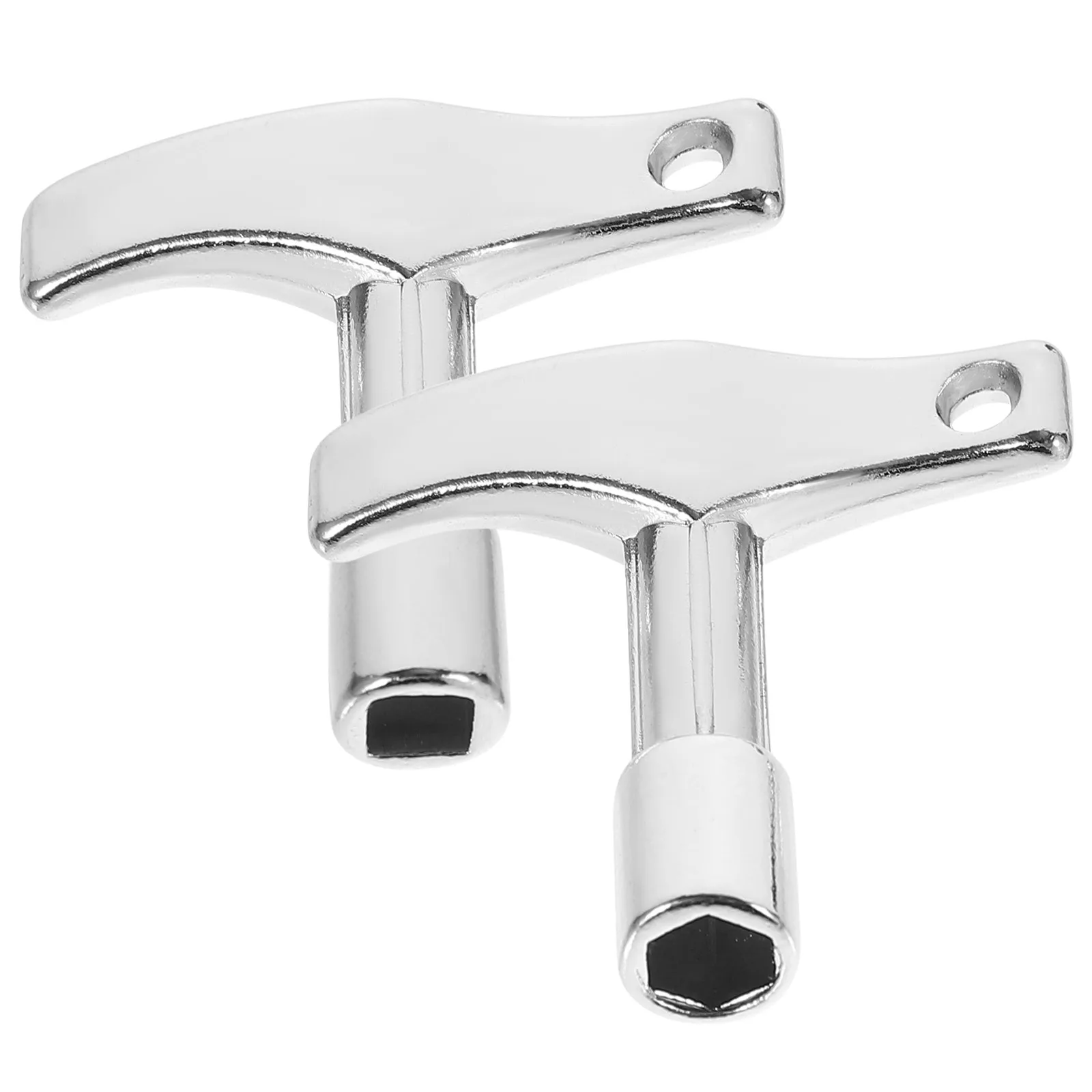 

2pcs 6MM Hexagon Square Drum Keys Tools Zinc Alloy Tuning Wrenches Jazz Drums Percussion Metal Accessories Parts