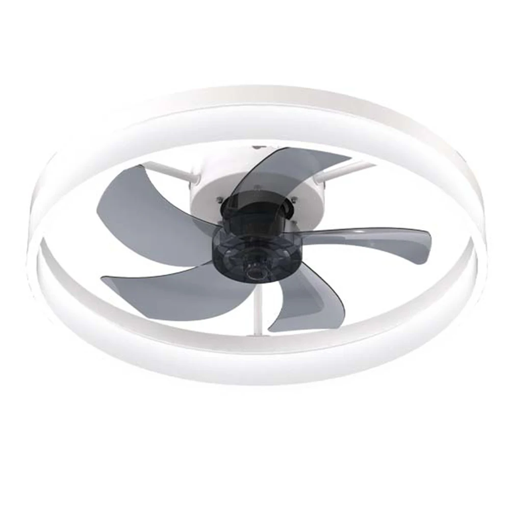 Einfache LED-Deckenventilator-Licht-Fernbedienung mit stufenloser Dimmung und 6 Stufen Windgeschwindigkeit ​ ​ Kronleuchterventilator für Wohnzimmer und Schlafzimmer