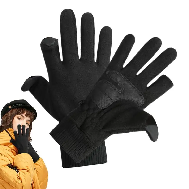 

Warm Gloves Cold Weather Windproof Cycling Gloves Winter Gloves Non-Slip Warm Gloves For Outdoor Adventure Enthusiasts