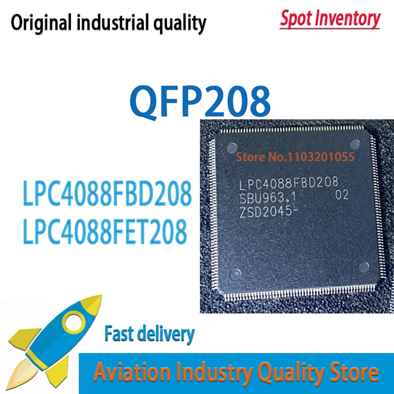 1PCS/LOT  LPC4088FBD208 LPC4088FET208 LPC4088 QFP/BGA  Brand new in stock