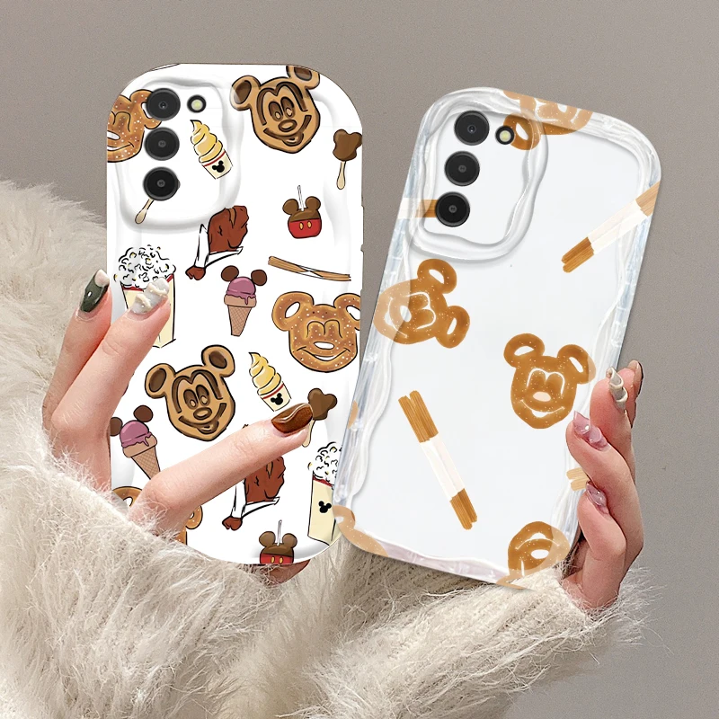 Disney Animal Cookies Cute For Samsung S24 S23 S21 S20 Ultra Plus FE A73 A72 A71 A51 A31 A05S A05 A04 5G Wave Oil Soft