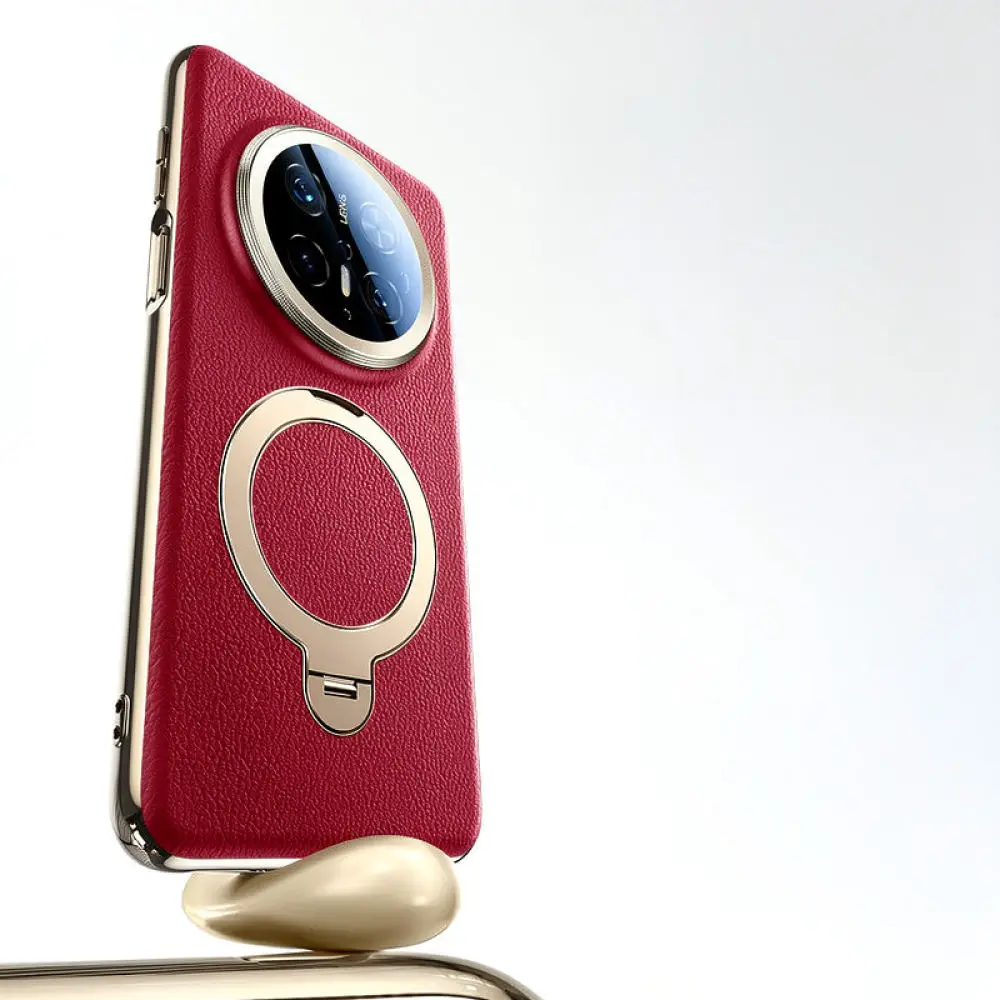 For Huawei Mate 80 Pro 70 Pro Plus Magnetic Leather Phone Case Premium Napa Leather Wireless Charging Protective Cover