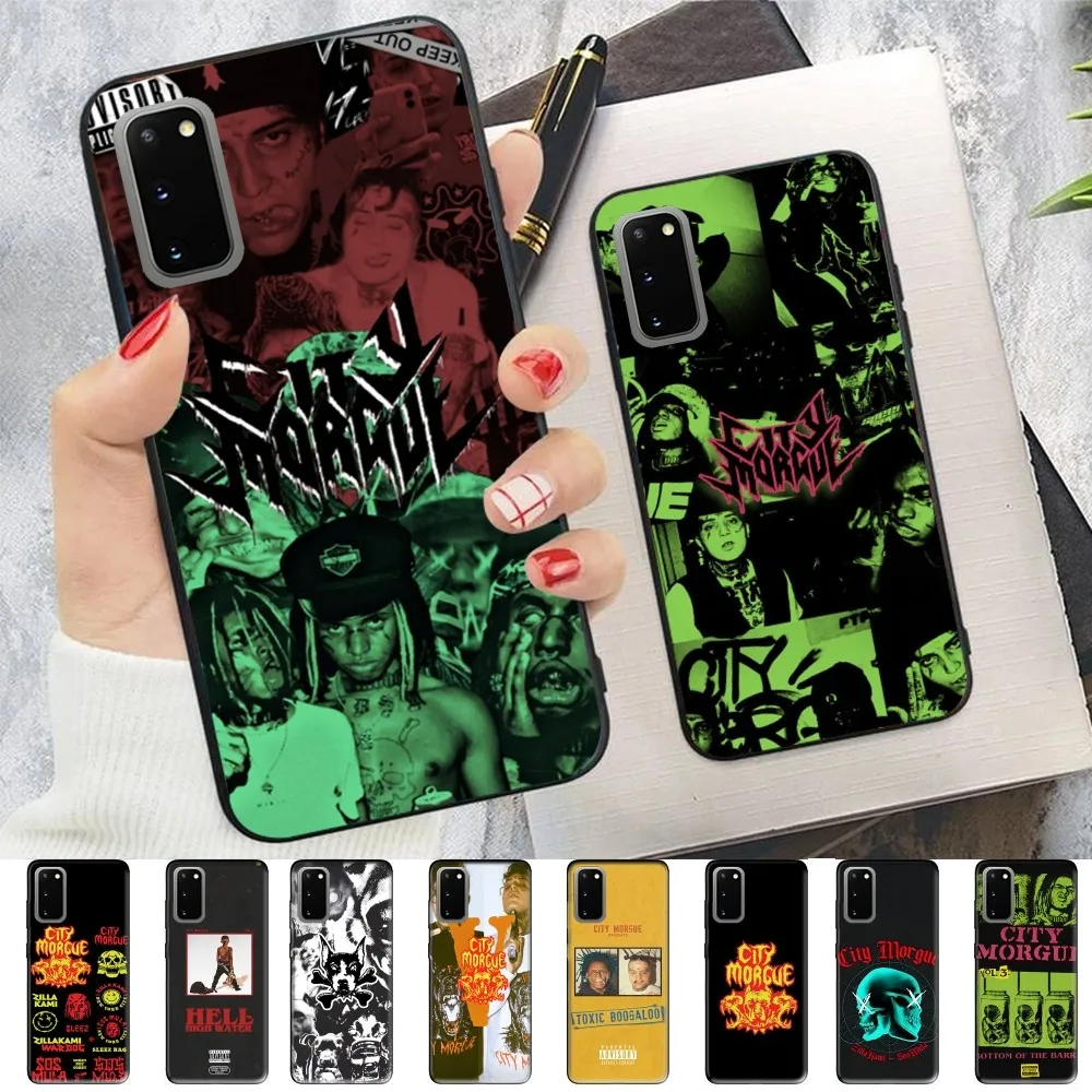 C-City M-Morgue Zillakami Phone Case For Samsung S 9 10 20 21 22 23 30 23 24 plus lite Ultra FE S10lite Fundas