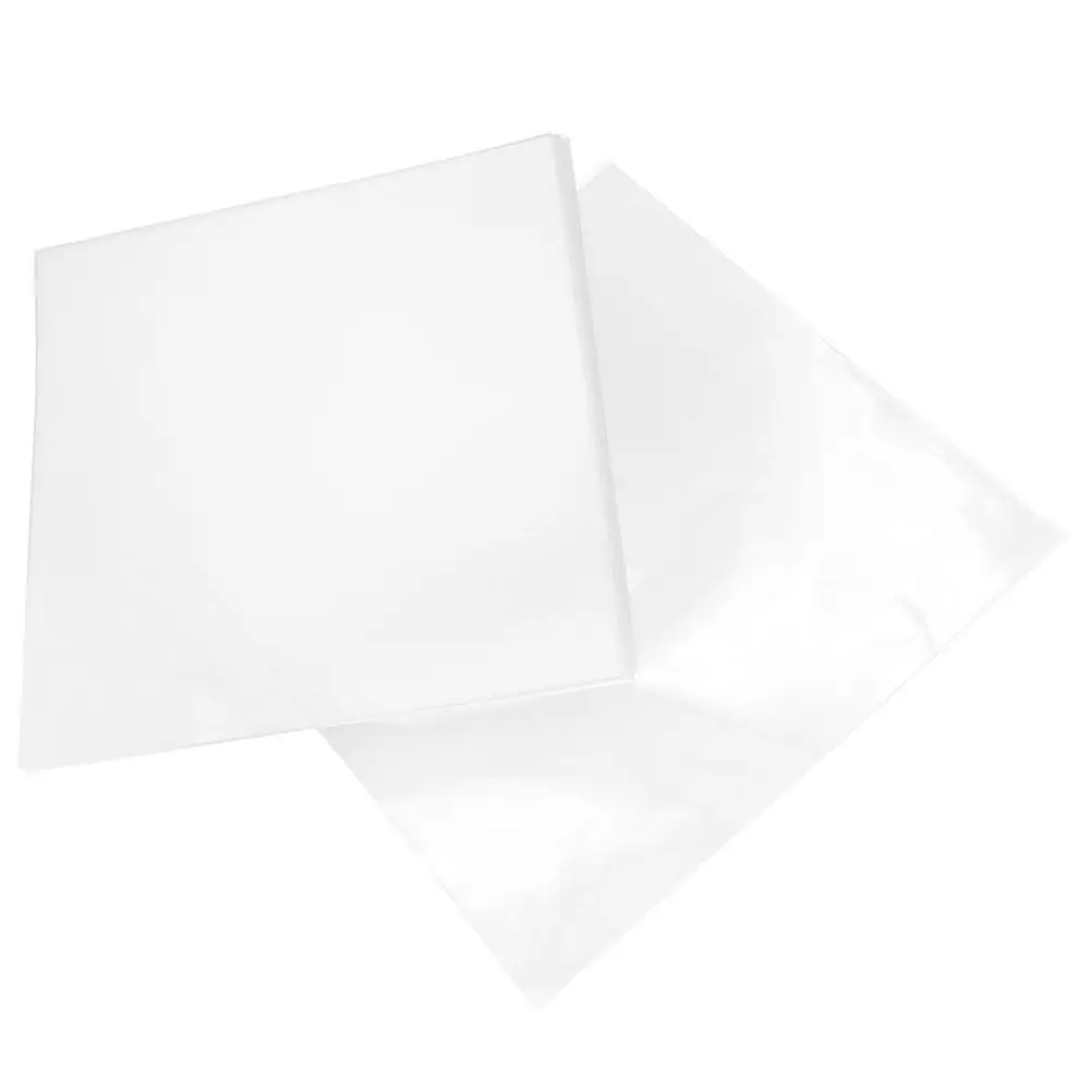 20Pcs Vinyl Record Protective Sleeves Self Adhesive Clear Outer Covers Dustproof Vinyl Record Outer Sleeves Accessories