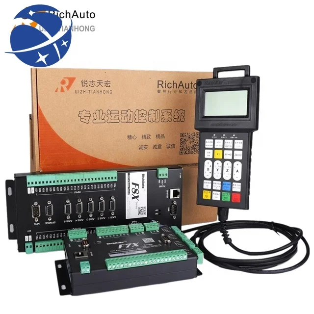 

yyhc New Product beijing richauto motion control system F731 DSP Handset CNC System 3axis usb cnc dsp controller for wood