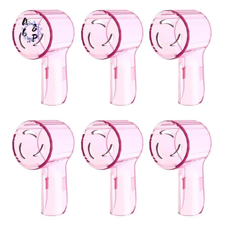 A68P-6 Pack Toothbrush Heads Dustproof Cover Compatible For Oral B, Fits For IO Series, Convenient Travel