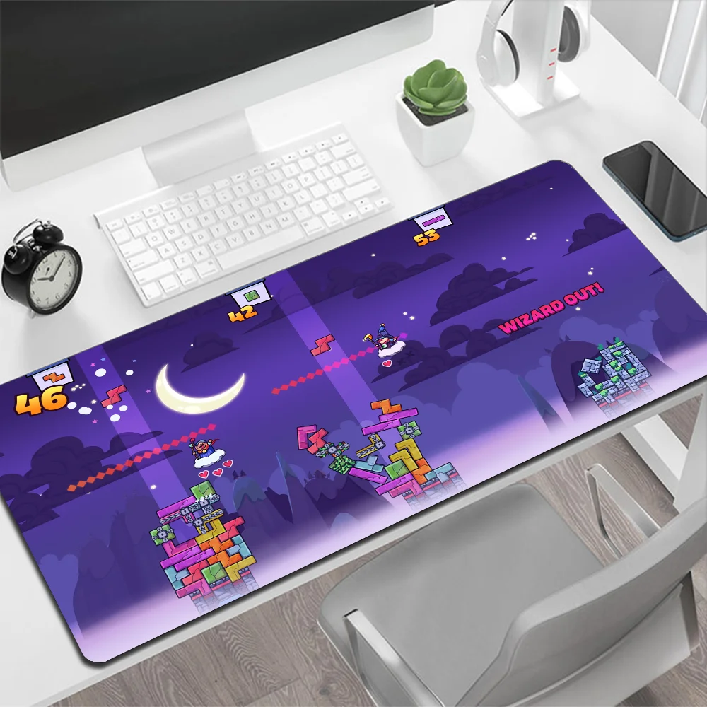 Tricky Towers Large Mouse Pad Gaming Mouse Pad PC Gamer Computer Mouse Mat Big Mousepad XXL Carpet Keyboard Desk Mat Mause Pad