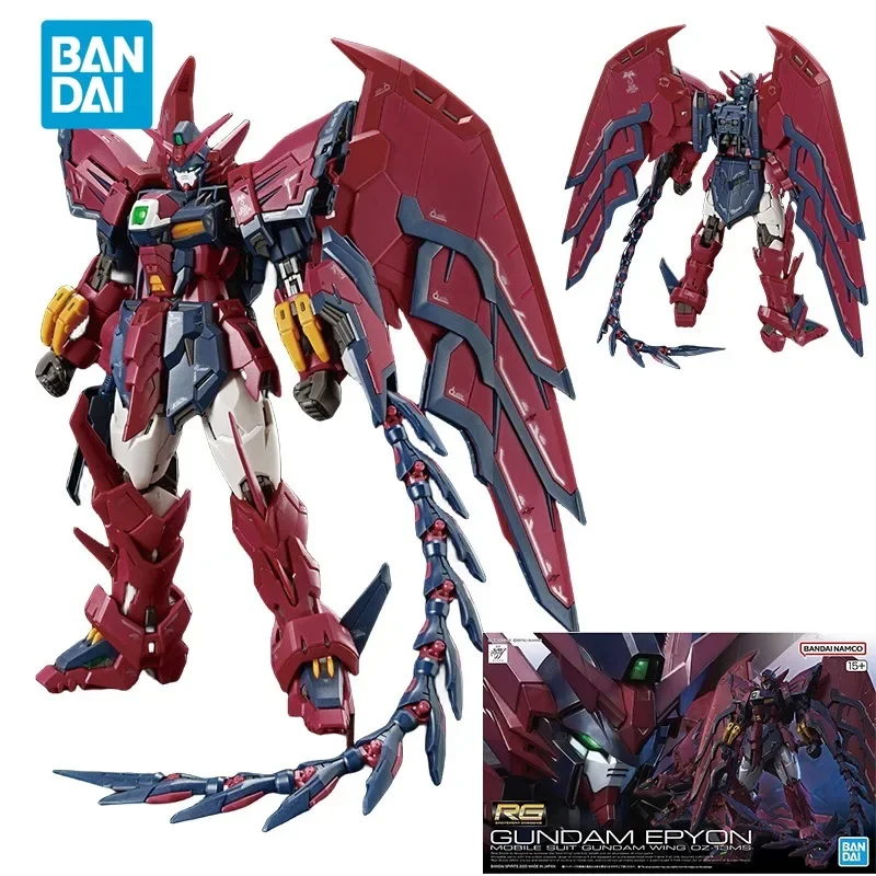 Spot Direct Delivery Bandai Original Anime Collectible GUNDAM Model RG 1/144 GUNDAM EPYON Action Figure Assembly Toys For Kids