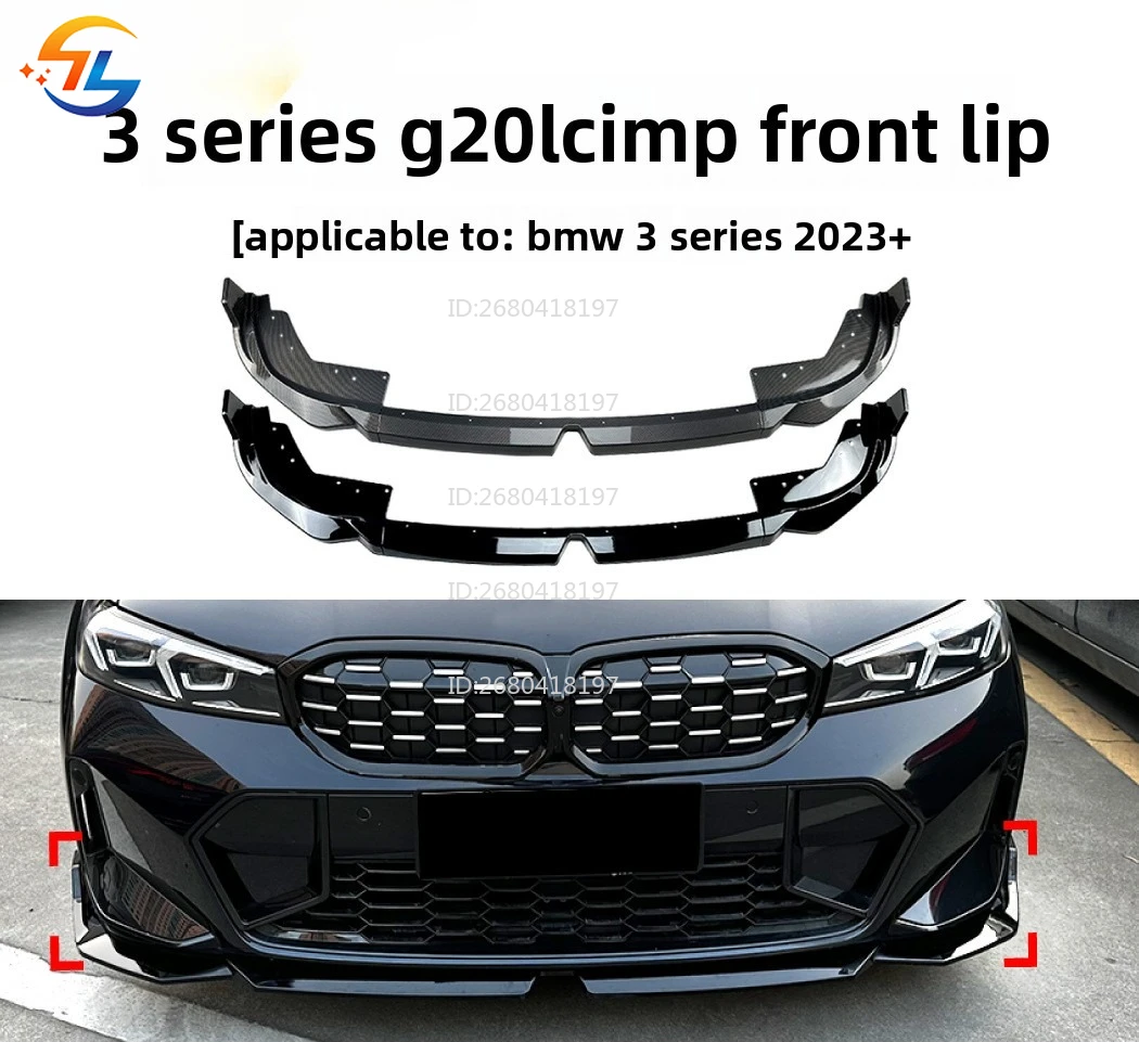 

For BMW 3 Series Bmw G20 Lci 320i 2023+ Front Lip Front Shovel Spoiler Exterior Modification Accessories