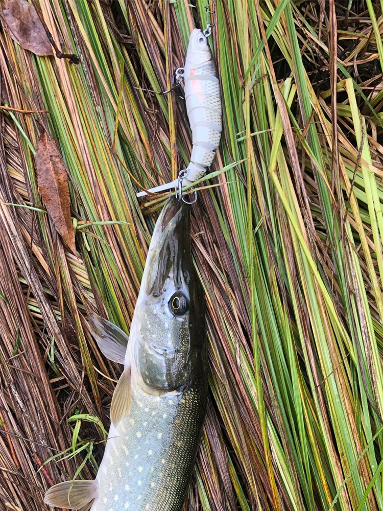 165mm 34g Angeln Lockt Jointed Wobbler Swimbait Sinking Wobbler Für Hecht Forelle Bass Trolling Künstliche Harten Köder Tackle – Detail 1