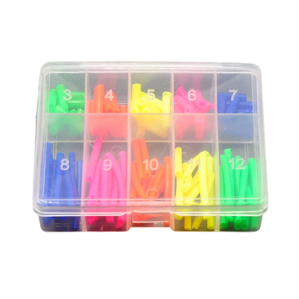 1 Set Gummi-Float-Sleeves in verschiedenen Größen, Silikon-Boilie-Stopper, Angelzubehör, Gummi-Röhren, Float-Sleeves – Detail 6