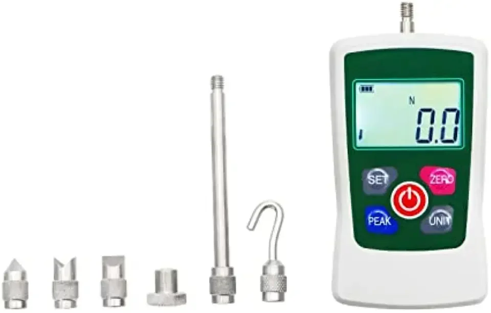 GOYOJO 500N Digital High Precision Metal Force Gauge with Multi-Unit Measurement Push Pull Pressure Meter LCD Display Hot Sale