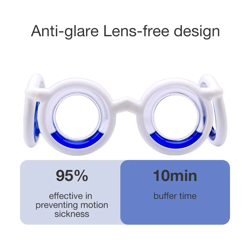 Anti-Sickness Glasses Without Lens Anti-carsick Glasses Foldable Travel Prevent Dizzy Glasses Anti Dizzy Artificial Glasses