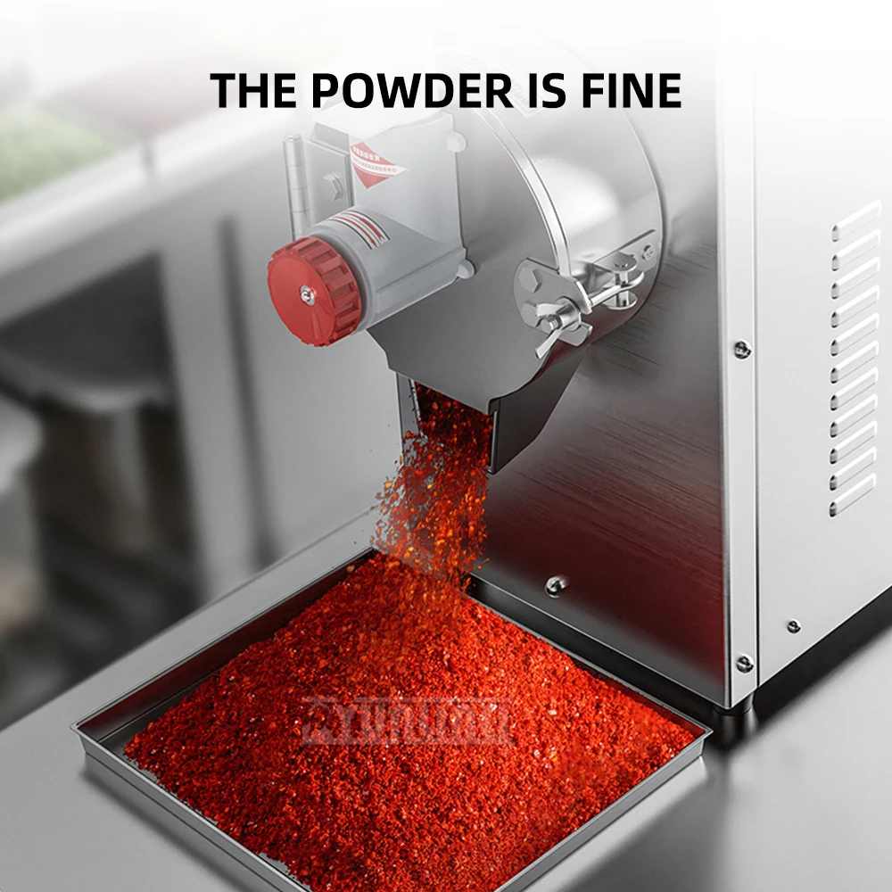 مطحنة طين الأرز عالية الكفاءة بقدرة 2200 وات، مطحنة رطبة وجافة مزدوجة الأغراض للاستخدام في المطبخ