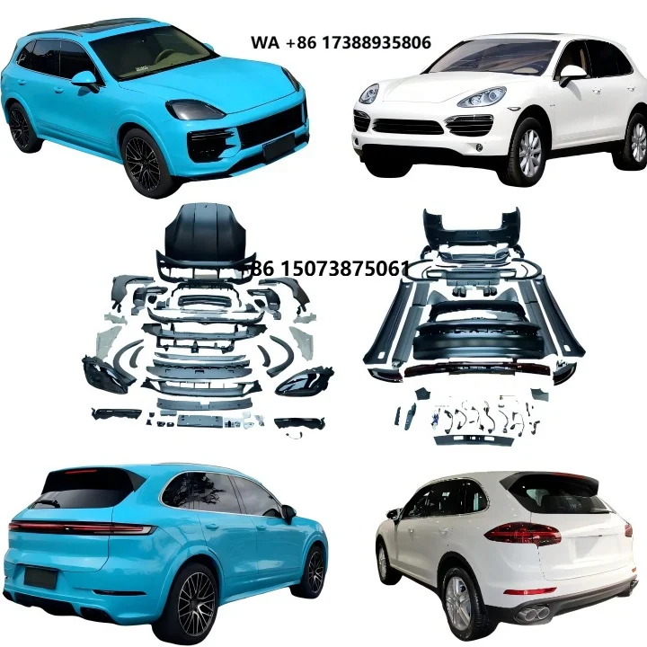 New LQ BodyKit for 11-17 Upgrade 24 PP+ABS Material Front/Rear Bumper Headlight Taillight Diffuser Trunk Rear Door