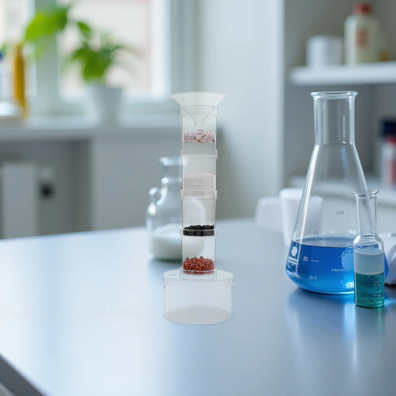 

1Set Water Filter DIY Kit Educational Stem Science Experiment for Kids Family Learning Early Education Project