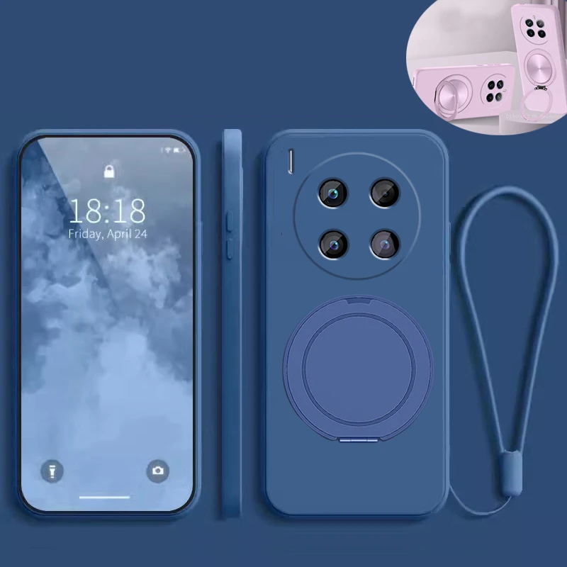 

Phone Case For Vivo X200 X300 Pro Ultra Silicone Case VivoX200 Protetive Soft Cover Magnetic Holder with Screen Film Protector