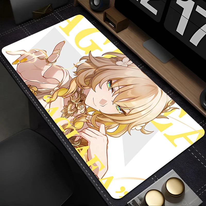 Muismat Gaming Muismat PC Accessoires Honkai Star Rail Aglaea Antislip Anime Toetsenbord Pad Grote Bureaumat Rubber Uitgebreide Pad