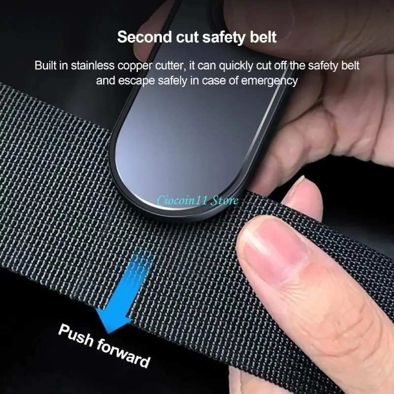 Y1UB Portable Car Safety Hammer Multifunctional Glass Breaker & Seatbelt Cutter Pocket Size Lightwieght for Emergency Escapes