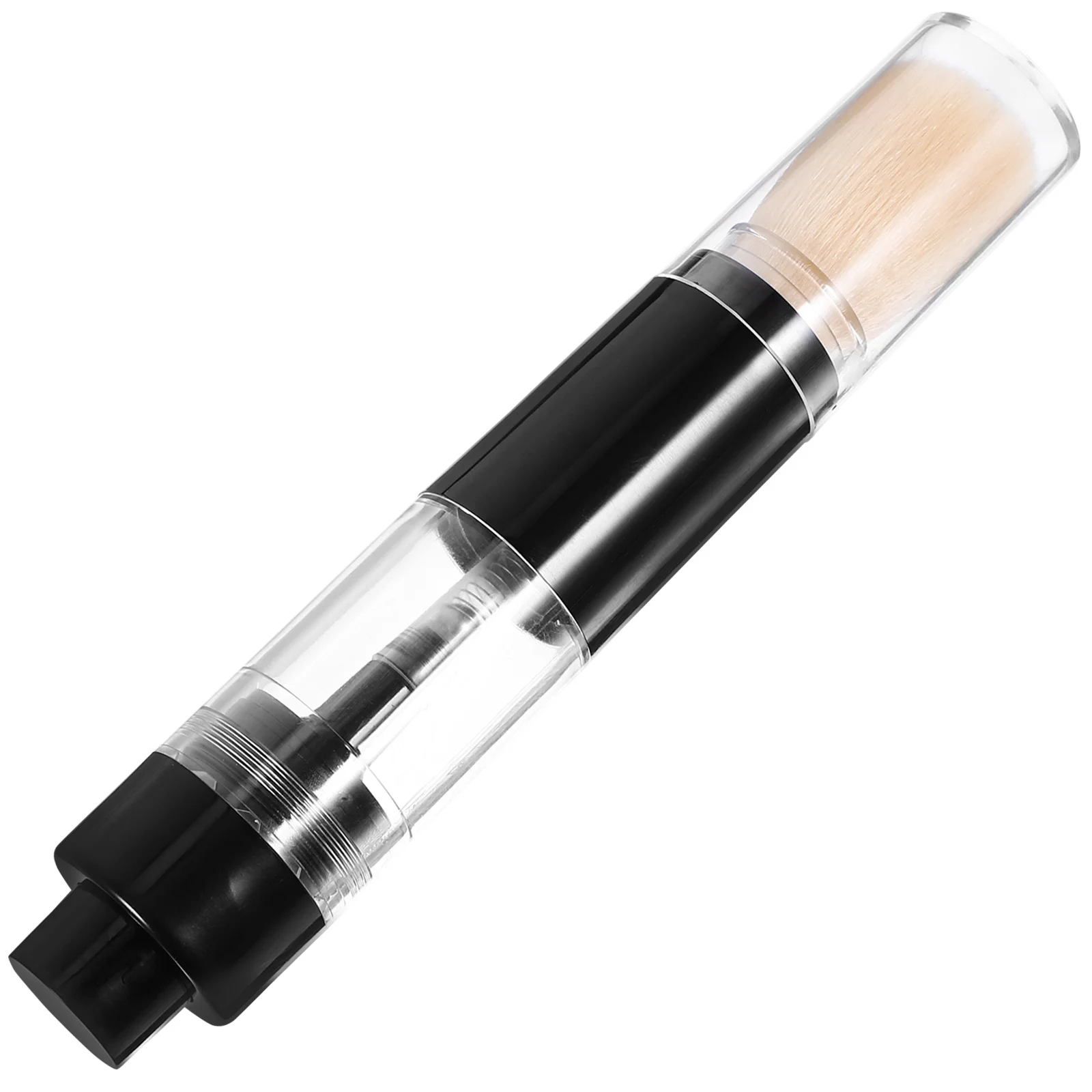 プレスパウダーブラシ小さな化粧ブラシチークハイライタールースパウダーポータブルフェイシャルツール女性メイク