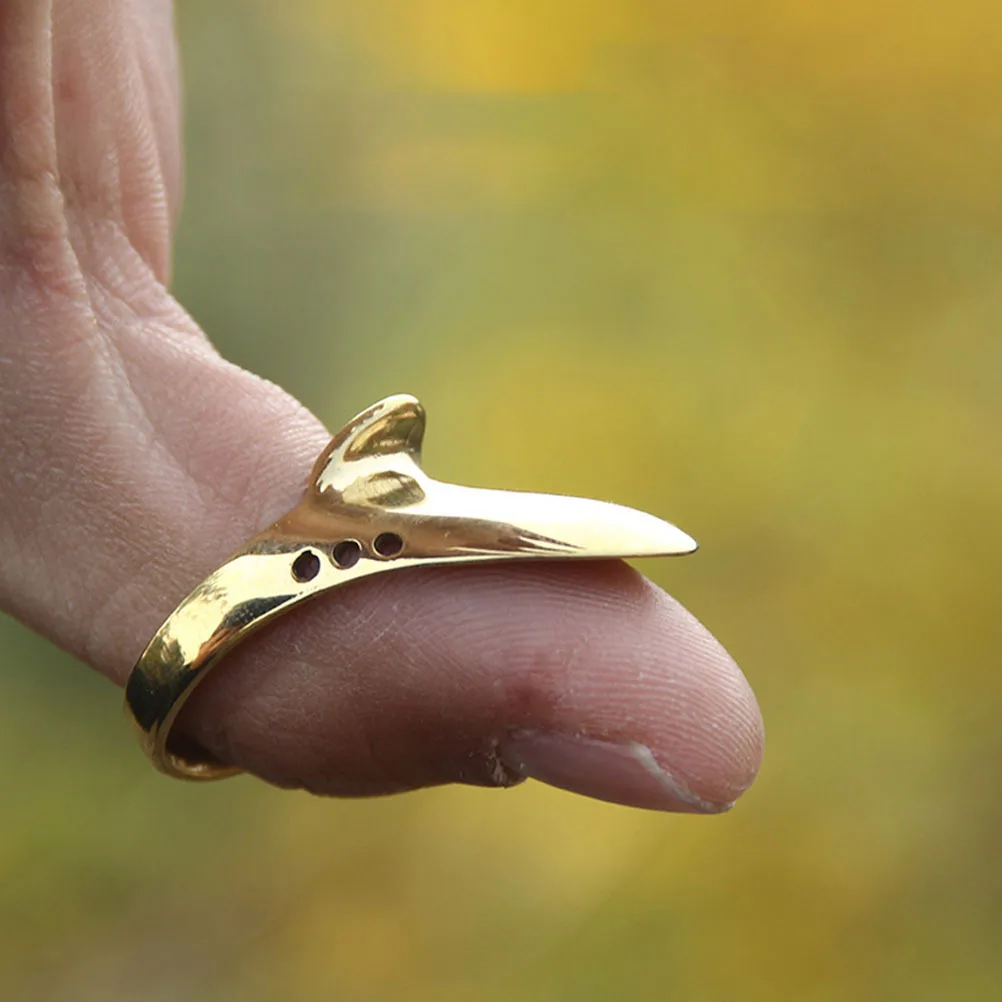 

1Set Professional Brass Ring Sturdy Archery Thumb Guard High-Grade Material Polished Finish Suitable for Traditional Archery Use