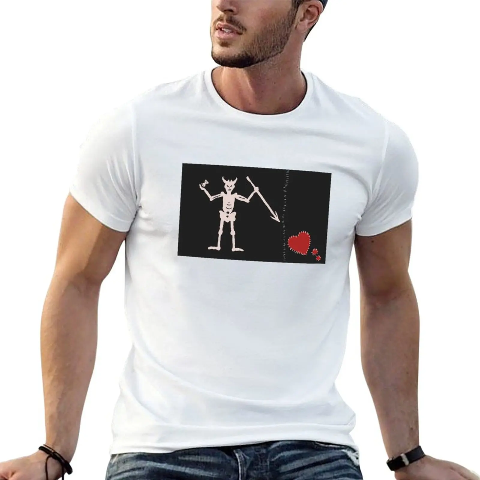 Camiseta con la bandera que significa muerte 5, camiseta de anime, camisetas para hombre, camisetas gráficas vintage para hombre, camiseta ajustada