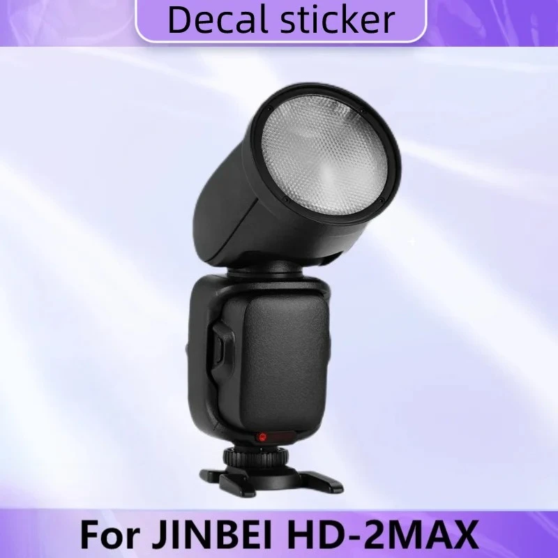 Para jinbei HD-2MAX hd2max hd 2max decalque pele câmera flash luz envoltório de vinil anti-risco filme capa protetora