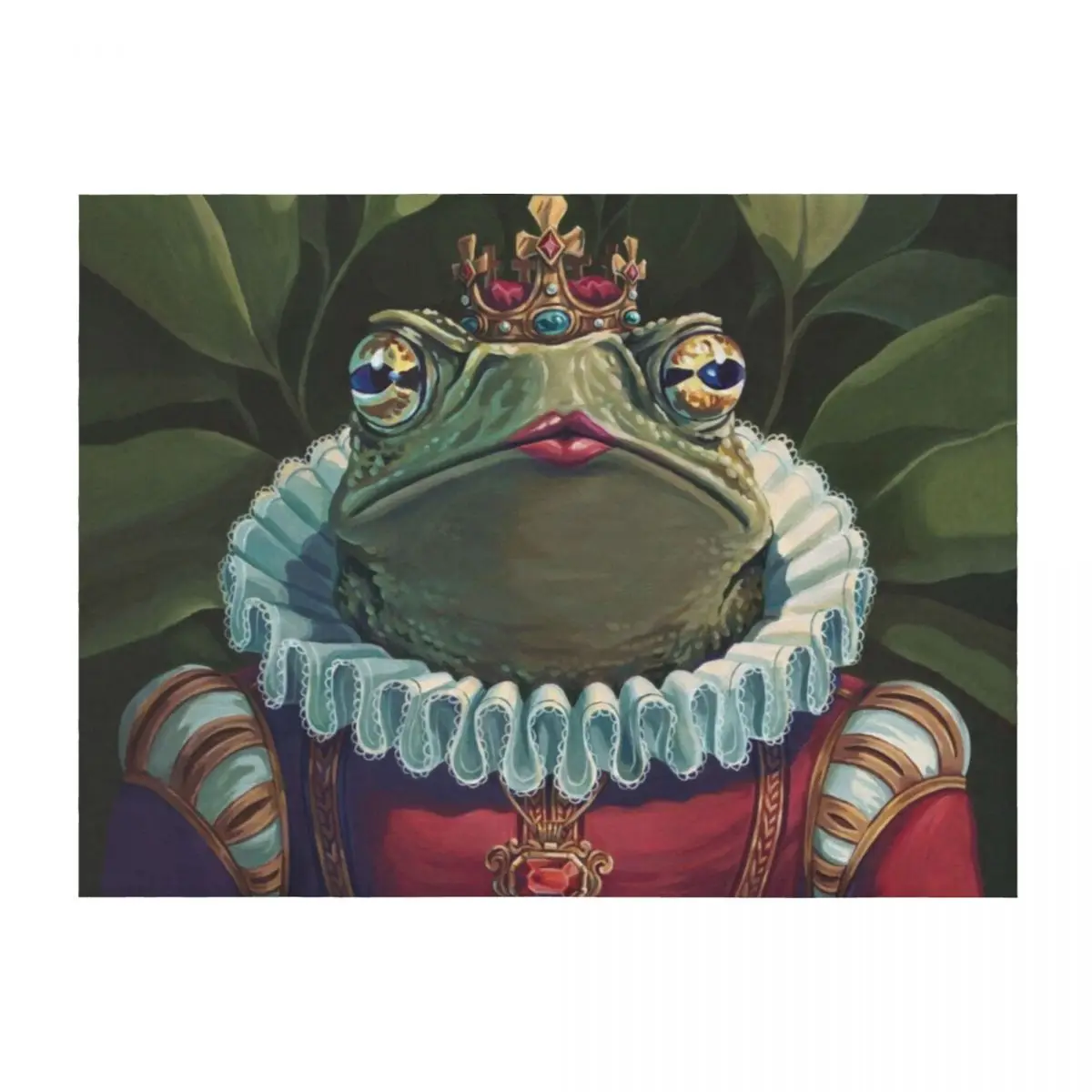 

Toad Queen Throw Blanket valentine gift ideas Beach Flannels Single Blankets