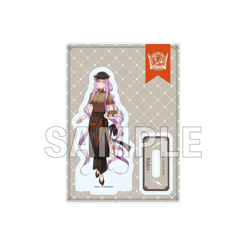 FACTORY STORE Today's Menu for the Emiya Family Anime 15CM New Acrylic Stand Figure Keychain Shirou Emiya,Saber ,Rin Tohsaka