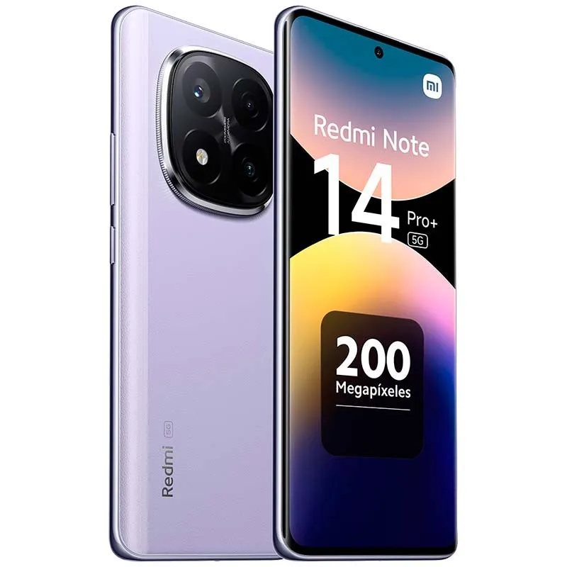 Xiaomi Redmi Note 14 Pro Plus 5G NFC Cellphone 8GB 256GB 6.67" CrystalRes AMOLED Display 200MP OIS Camera 5110mAh Battery Smartphone