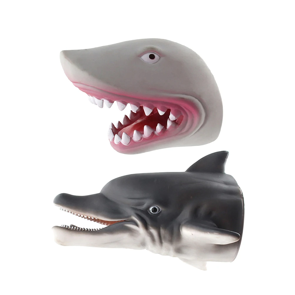 

Dolphin Hand Animal Kids Toy Child Development Role Hand Puppet Ocean Creature Educational Fun Stuffed Toys