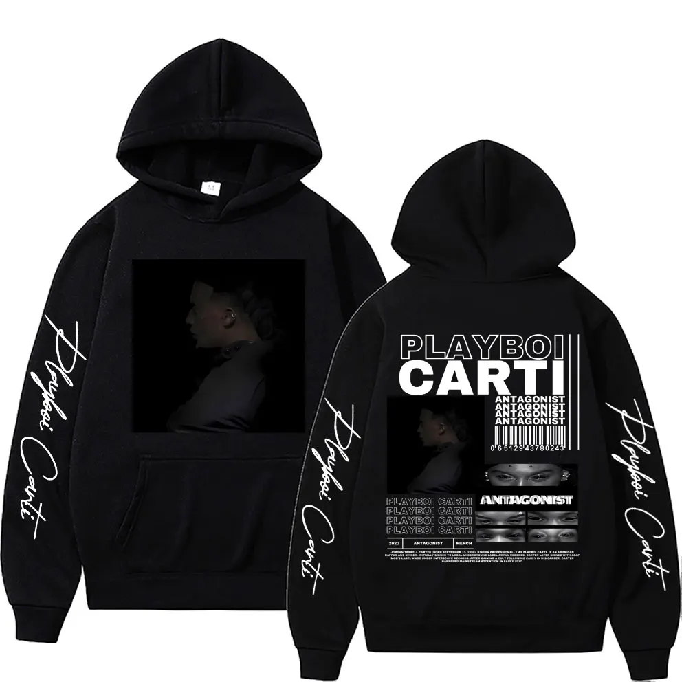 

Rapper Playboi Carti Antagonist Graphic Hoodie Album 2024 Tour Concert Opium Merch Hoodies Men Women Hip Hop Vintage Sweatshirt