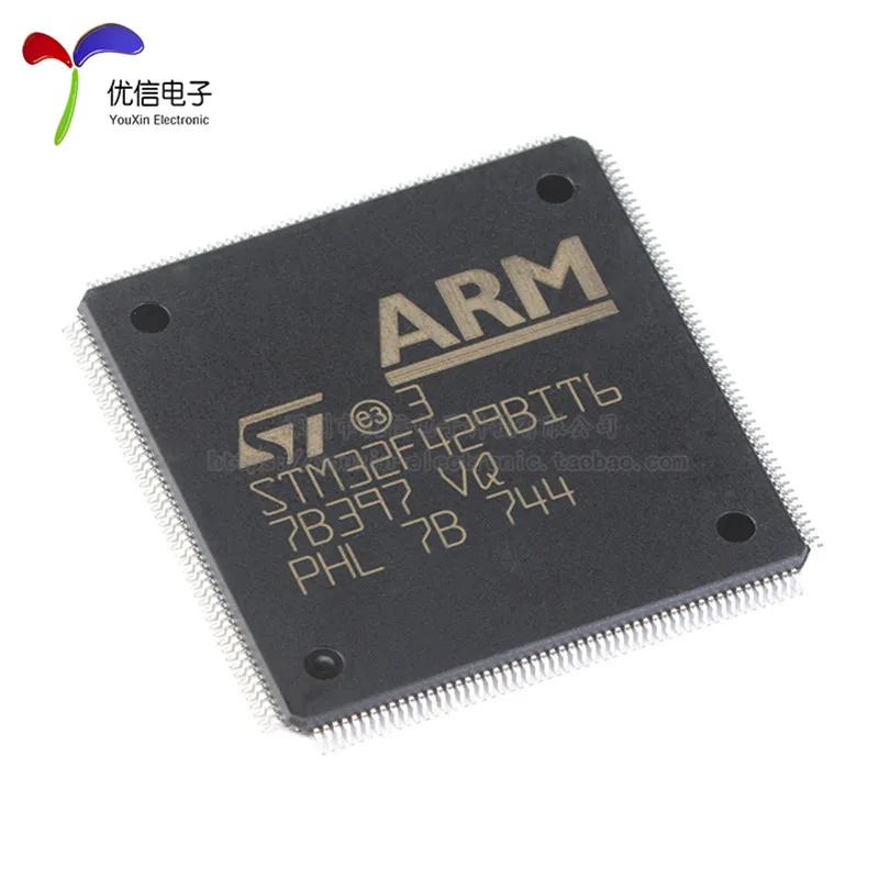 Free shipping  STM32F429BIT6 LQFP-208 ARM Cortex-M4 32MCU     10PCS