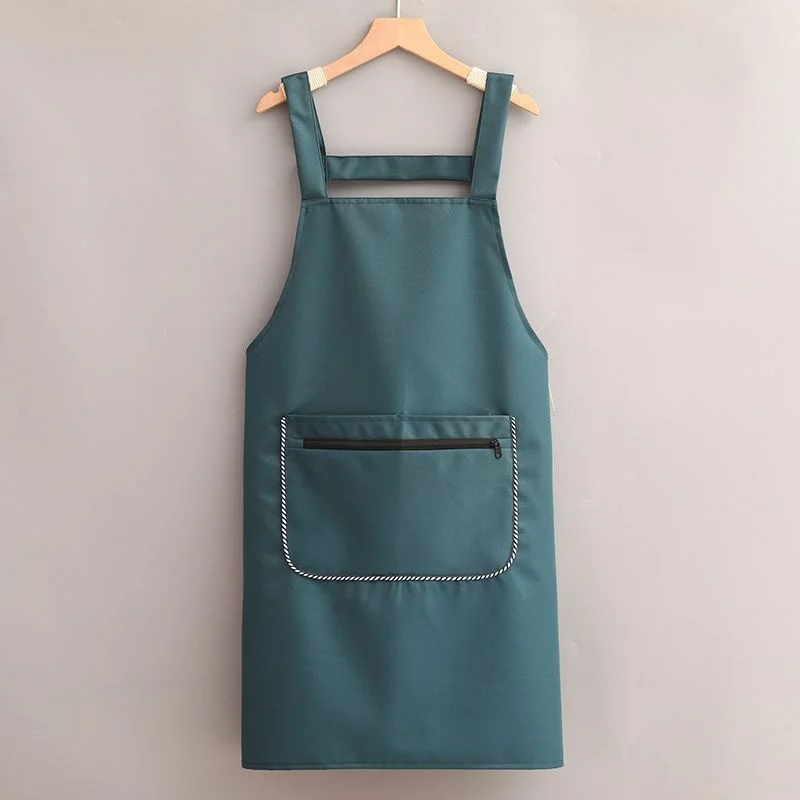 Waterproof and oil proof household kitchen apron, restaurants, hotels, shopping malls, supermarkets, dirt resistant and