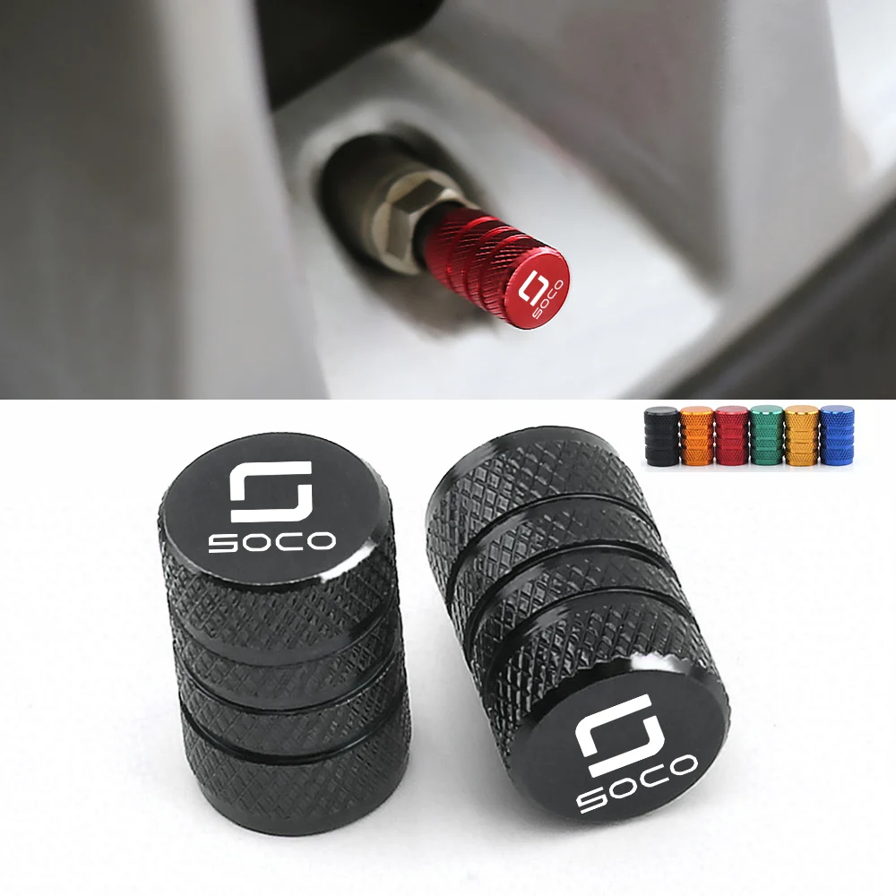 

NEW Sales For Super Soco TS TC TCMAX CU RU CPX CT Motorcycle Accessories CNC Aluminium Tire Valve Capse Caps Package