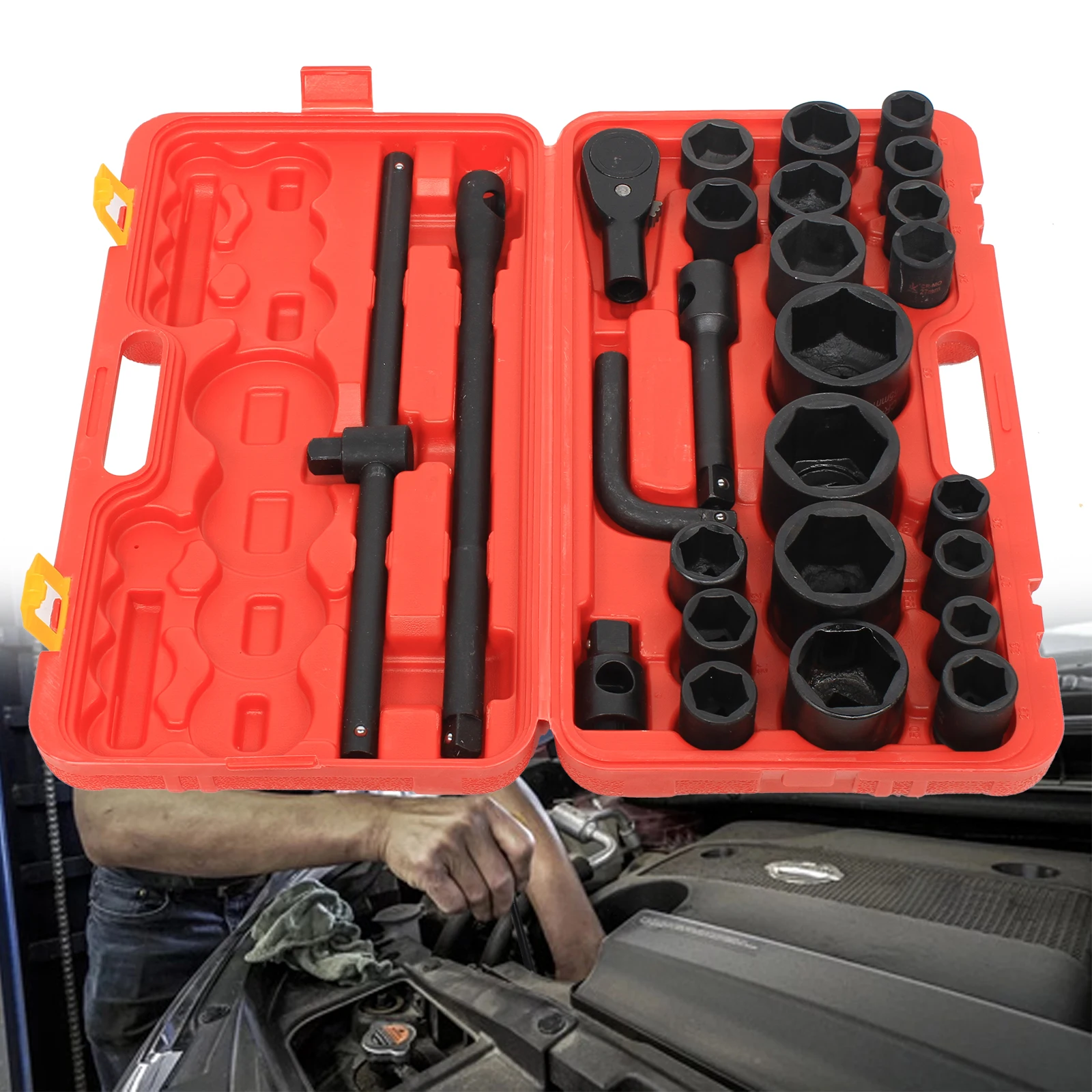 26Pcs Socket Set 3/4