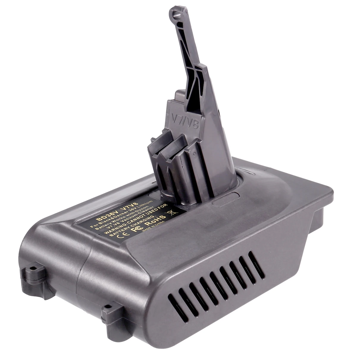 

BD36V7V8 Battery Adapter for Black & Decker 36V Li-ion Battery Convert To for Dyson V7 V8 Series Cordless Stick Vacuum Cleaner