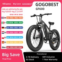 GOGOBEST GF600 Adult Electric Bike 1000W Motor E-bike 48V13Ah Battery City Ebike 26 Inch Fat Tire Electric Bicycle