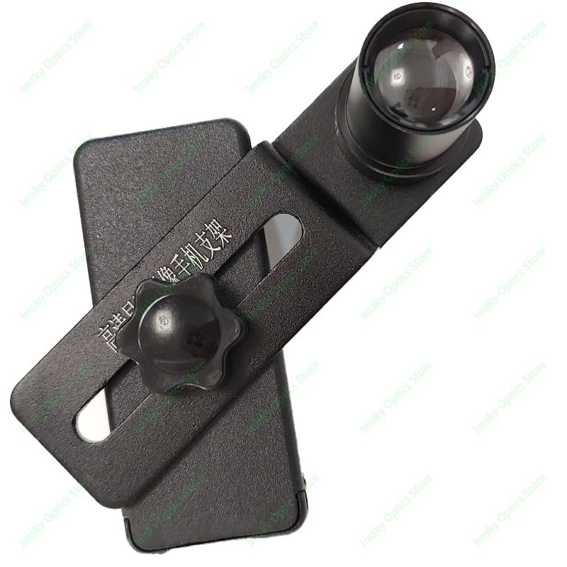 Universal Microscope Phone Clip 12.5X  Eyepiece Lens Cell Phone Mount AdapterMounting Size 23.2mm 30mm 30.5mm