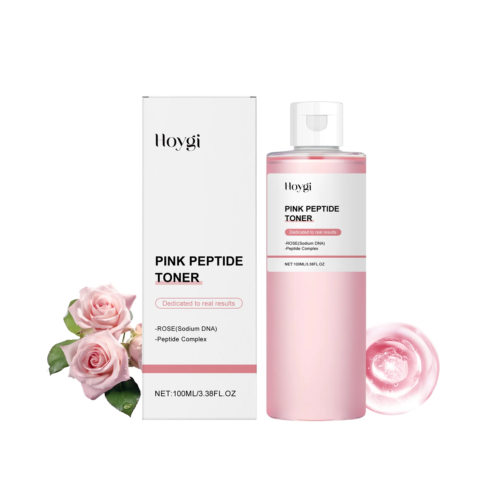 

Rose Moisturizing Toner Cleanses, Moisturizes, Moisturizes Pores And Nourishes Skin Facial Toner