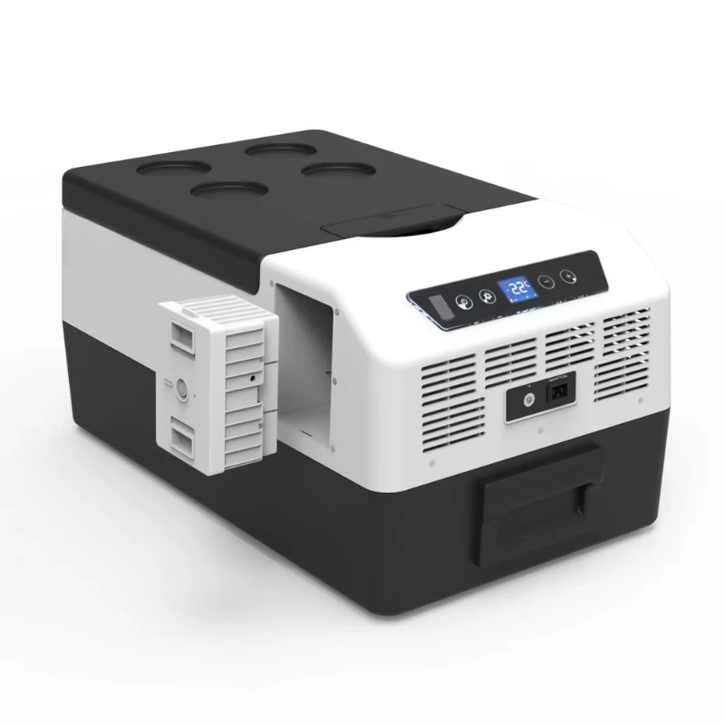 

15L with Removable Battery Camping Fridge Outdoor Freezer Mini Cooler for Camping Hunting Fishing DC AC Approved