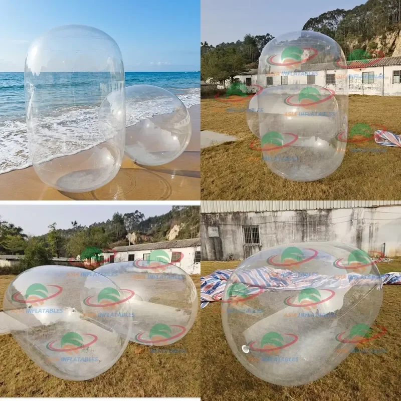 Custom Transparent Inflatable Floating Buoy Inflatable Marker Buoy for Water Sports
