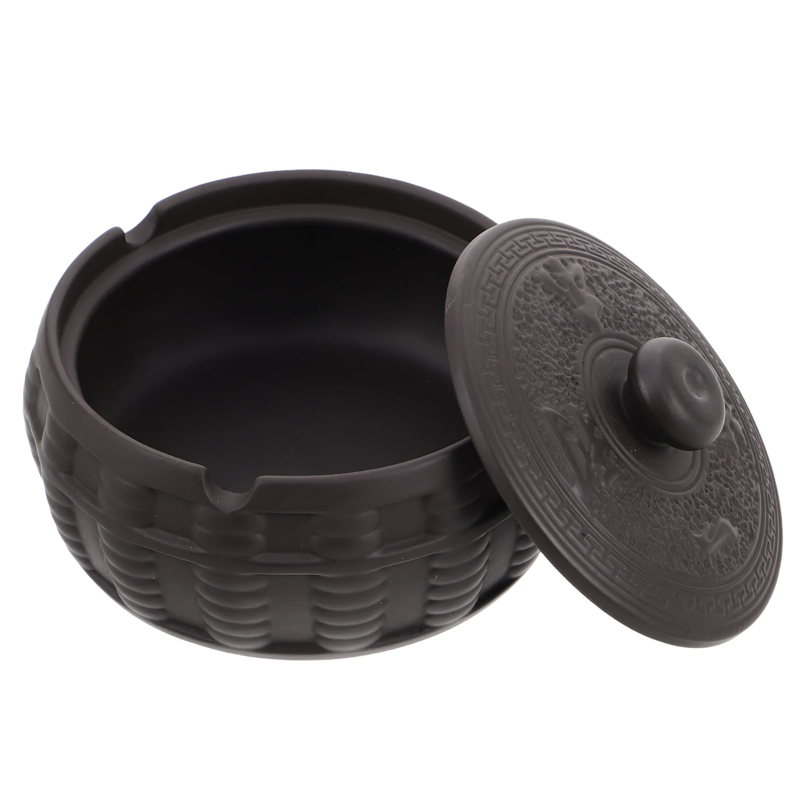 

Ceramic Ashtray Car with Lid for Coffee Table Container Vintage Balcony Ashtrays Garden Ceramics Parties Camping Home