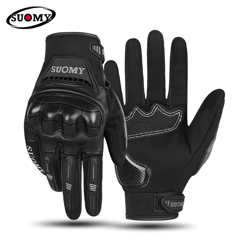 

SUOMY Motorcycle Riding Gloves Luva Motocross Touch Screen Ultra Fiber Breathable Off Road Equipment Guantes Ciclismo Hombre