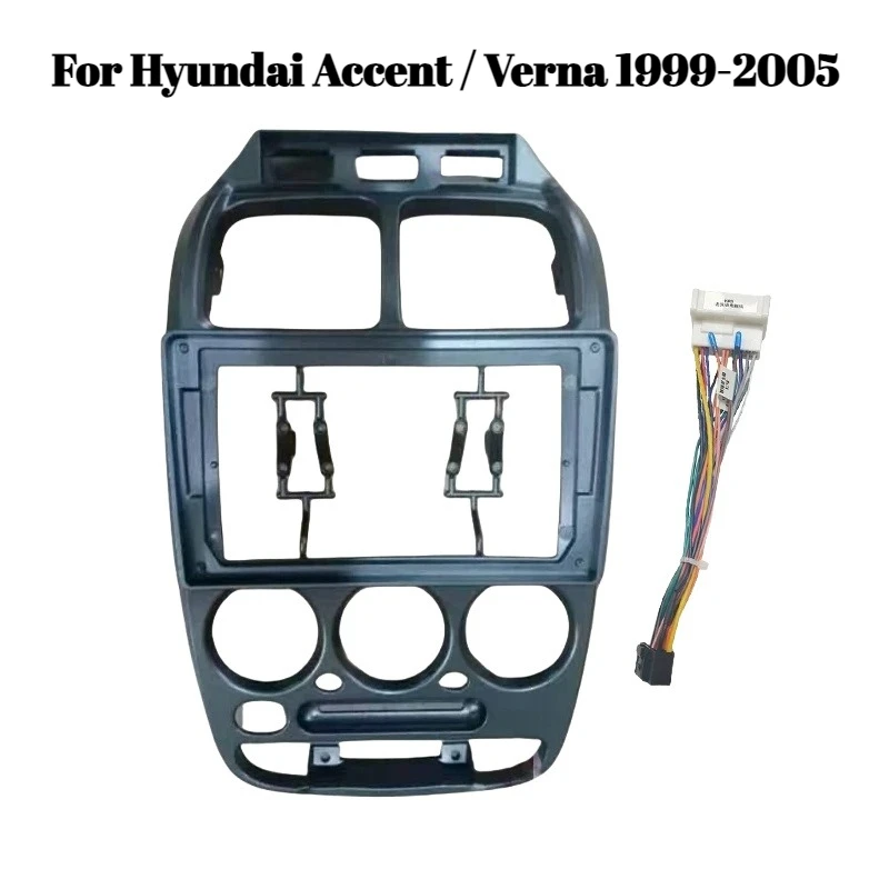 

9 Inch Car Frame Fascia Adapter for Hyundai Accent / Verna 1999-2005 | Android Radio Dash Fitting Panel Kit