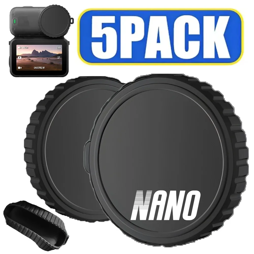 

1-5pack Soft Silicone Lens Cover Protector for DJI OSMO Nano Anti-drop Dust Camera Lens Protective Cap for DJI Osmo Nano Camera