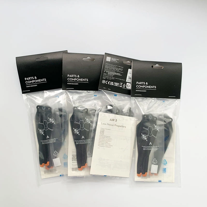 Oryginalne śmigło o niskim poziomie hałasu dla DJI Air 3/Air 3S Quick Release Props Blade Lekkie wentylatory skrzydłowe Accessries 1/2/4/10 para — zdjęcie produktu 4