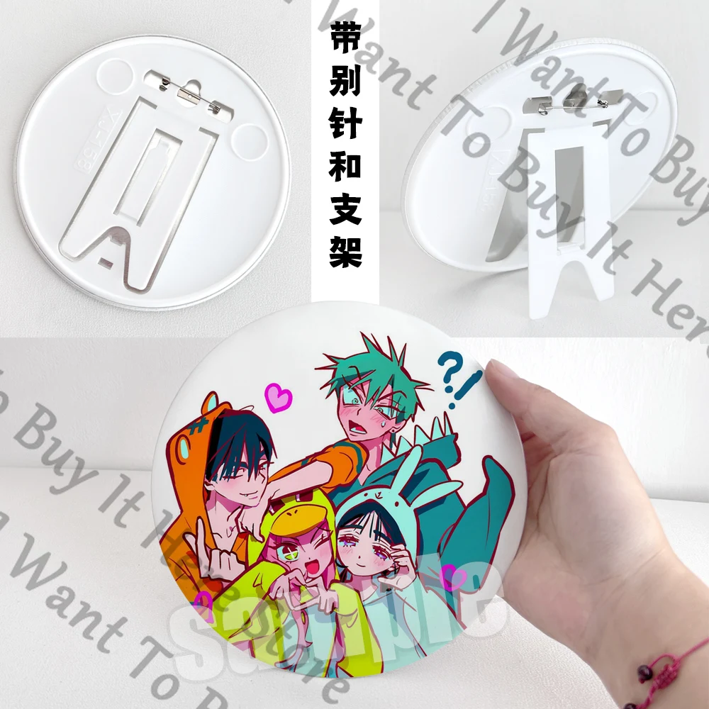 

Anime Hyuna Mizi Luka Sua Ivan Till Alien Stage Cosplay Cartoon Big Badge Accessory Brooch Pendant Ornament Emblem Mascot Gift