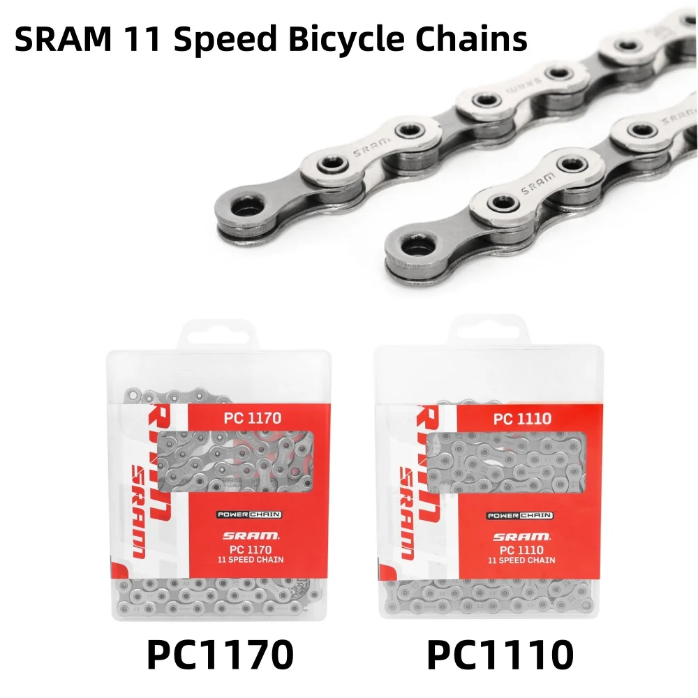 SRAM 11 Speed Bicycle Chain PC1170 120L PC1110 114L MTB Mountain Bike Chains 11S 11V Bike Chains For Shimano Bicycle Parts